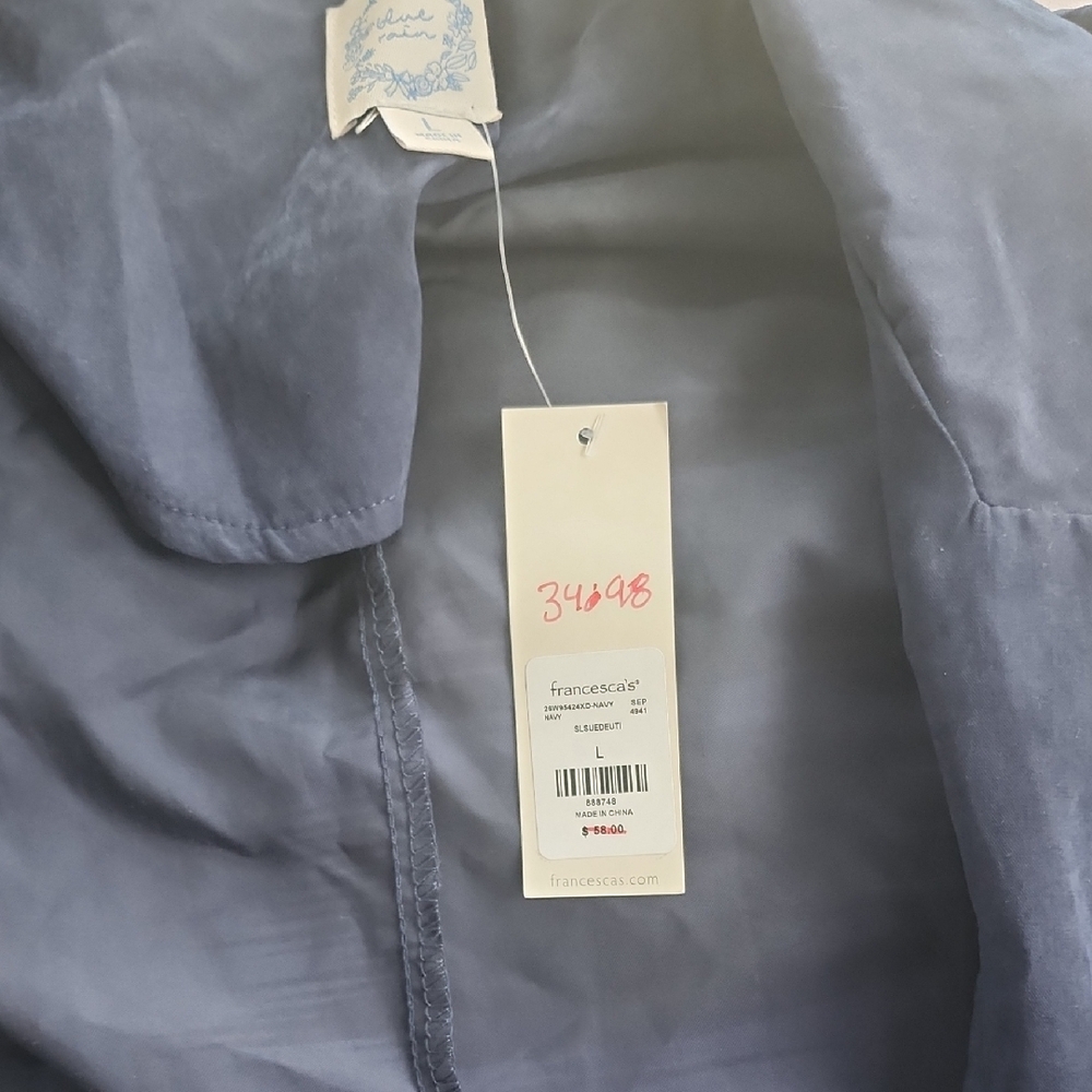 Blue Rain Elegant Navy Garment - Picture 4 of 5